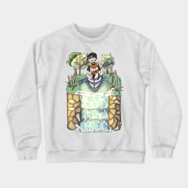 Waterfall Crewneck Sweatshirt by blakebackes210